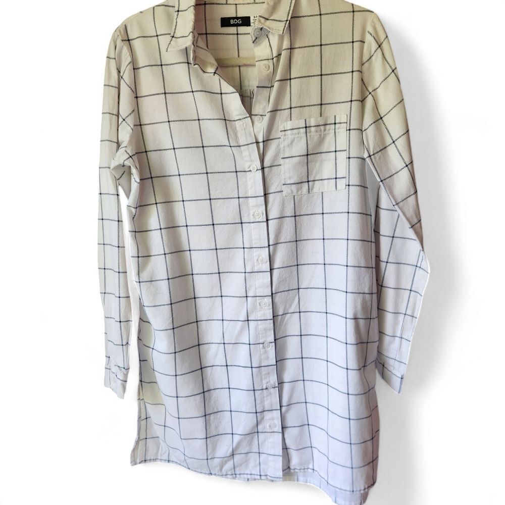 Urban Outfitters BDG button down shirts dress women's small fall winter comfy